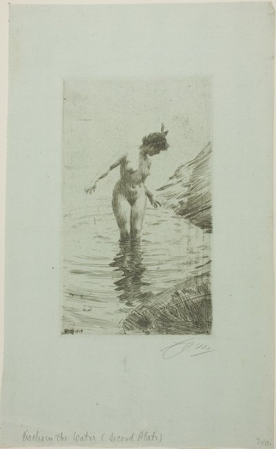 Kruhy vody II od Anders Zorn
