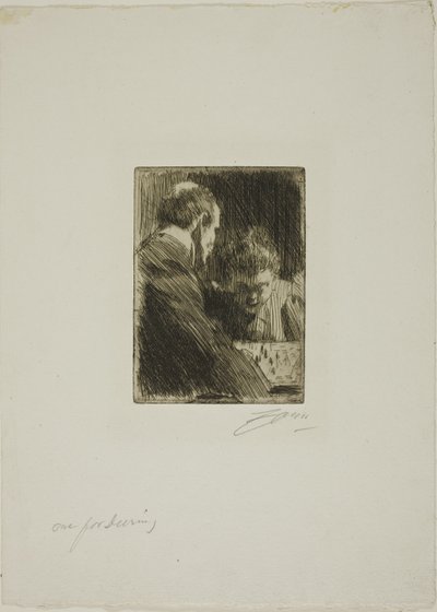 Šachisté od Anders Zorn