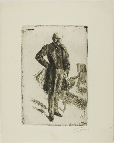 Plukovník Lamont I (celá délka) od Anders Leonard Zorn