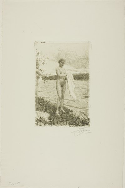Řeka Dal od Anders Leonard Zorn