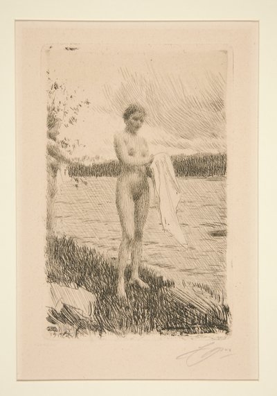 Řeka Dal od Anders Leonard Zorn