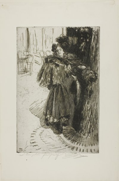 Effet de Nuit III od Anders Leonard Zorn