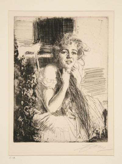 Emma Rasmussenová od Anders Leonard Zorn