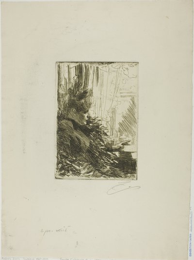 Gerda Grönberg II od Anders Leonard Zorn