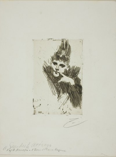 Gerda Grönbergová I od Anders Leonard Zorn