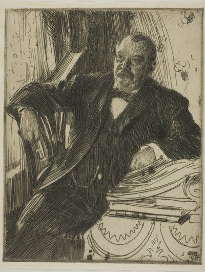 Grover Cleveland II od Anders Leonard Zorn