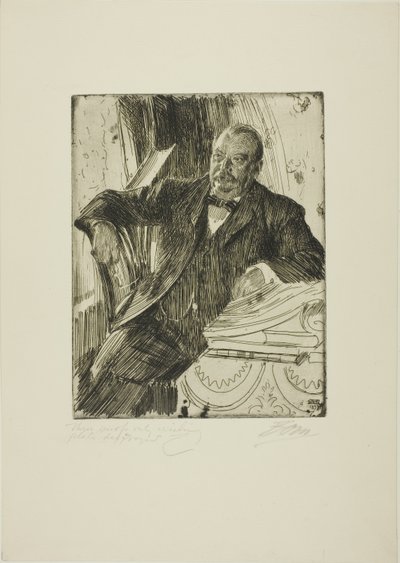 Grover Cleveland II od Anders Leonard Zorn