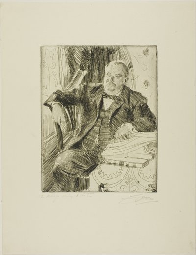 Grover Cleveland I od Anders Leonard Zorn