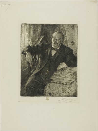 Grover Cleveland I od Anders Leonard Zorn