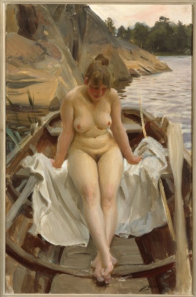 Ve Werners Ruderboot od Anders Leonard Zorn