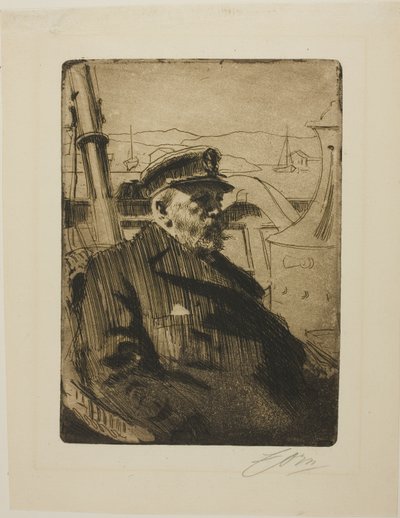 King Oscar II (druhá deska) od Anders Leonard Zorn