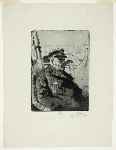 King Oscar II (druhá deska) od Anders Leonard Zorn
