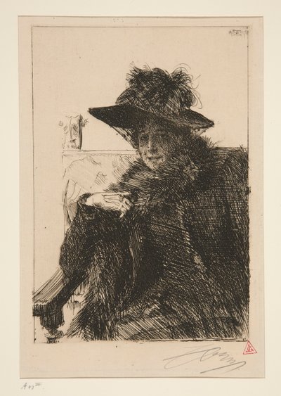 Mme. Armand Dayot od Anders Leonard Zorn
