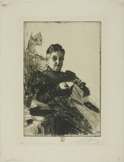 Paní Lamm II od Anders Leonard Zorn