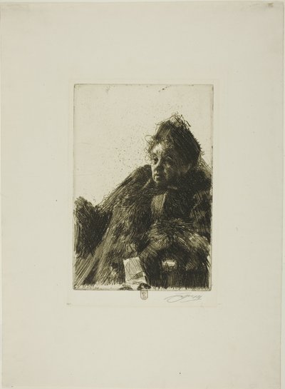 Paní Simona II od Anders Leonard Zorn