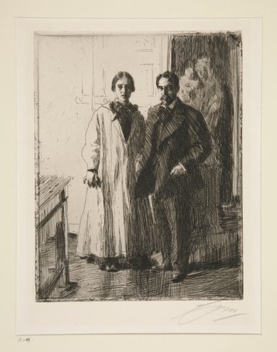 Pan a paní Atherton Curtisovi od Anders Leonard Zorn