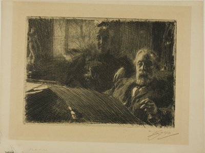 manželé Fürstenbergovi od Anders Leonard Zorn