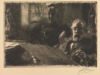 manželé Fürstenbergovi od Anders Leonard Zorn