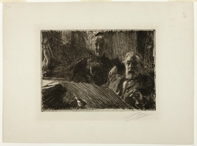 manželé Fürstenbergovi od Anders Leonard Zorn