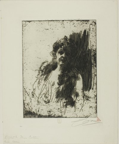 Paní Cottonová II od Anders Leonard Zorn