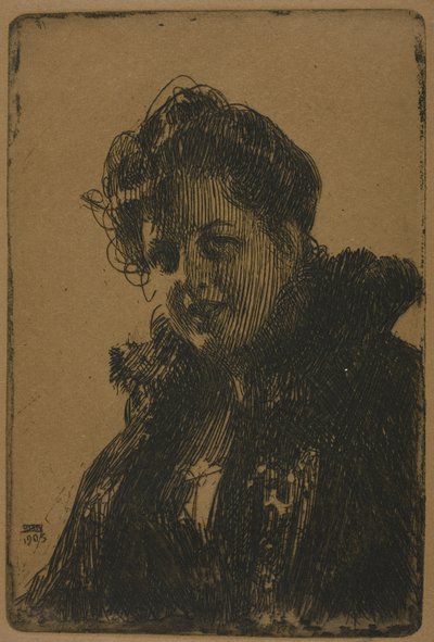 Paní. Granberg od Anders Leonard Zorn