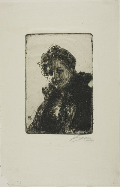 Paní. Granberg od Anders Leonard Zorn