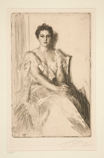 Paní Grover Cleveland II od Anders Leonard Zorn