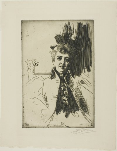 paní Potterová Palmerová od Anders Leonard Zorn