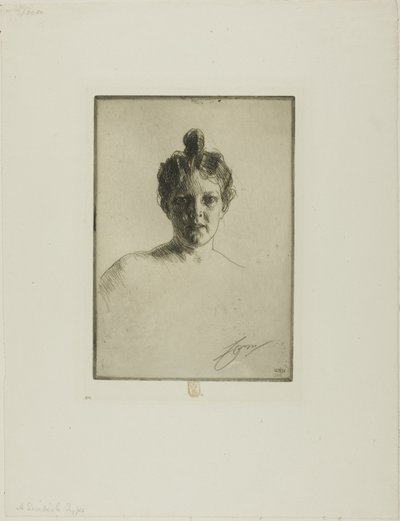 paní Runebergová od Anders Leonard Zorn