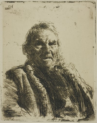 Starý voják ("Princ") od Anders Leonard Zorn