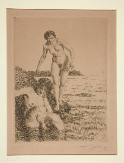 Na ostrově Hemso od Anders Leonard Zorn