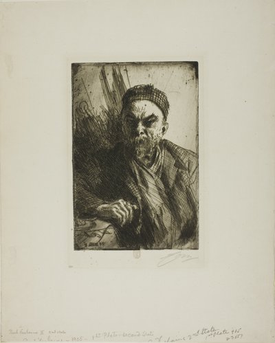 Pavel Verlaine II od Anders Leonard Zorn