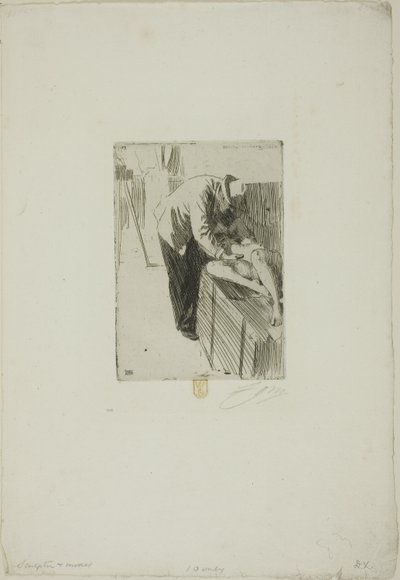 Za Hasselberga od Anders Leonard Zorn