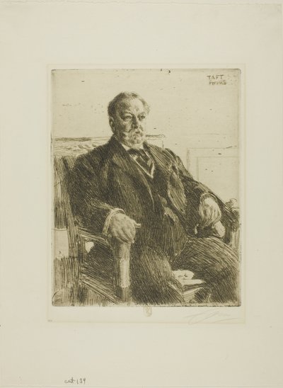 prezident William H. Taft od Anders Leonard Zorn