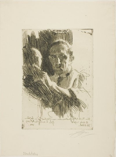 Princ Paul Troubetzkoy II (Busta) od Anders Leonard Zorn