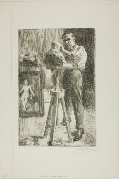 Princ Paul Troubetzkoy I (celá délka) od Anders Leonard Zorn
