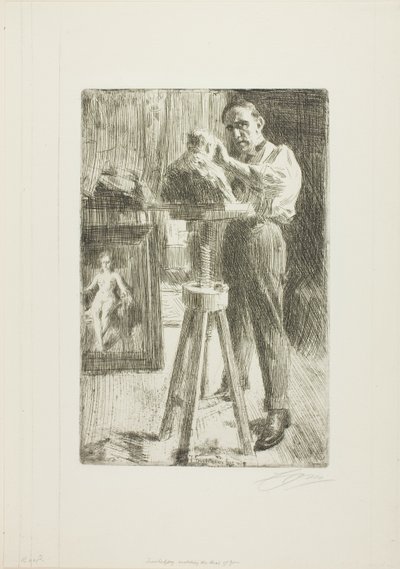Princ Paul Troubetzkoy I (celá délka) od Anders Leonard Zorn