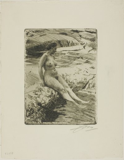 Písečný přístav od Anders Leonard Zorn