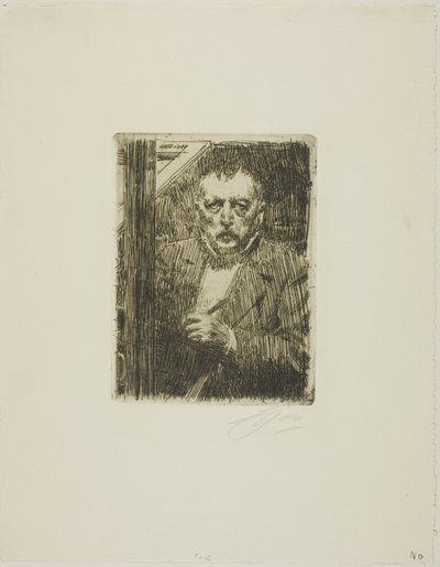 Autoportrét 1911 od Anders Leonard Zorn