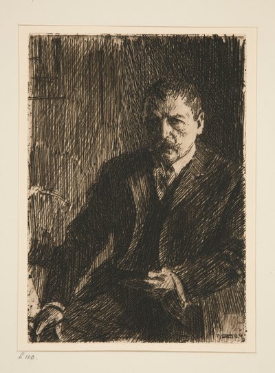 Autoportrét I od Anders Leonard Zorn