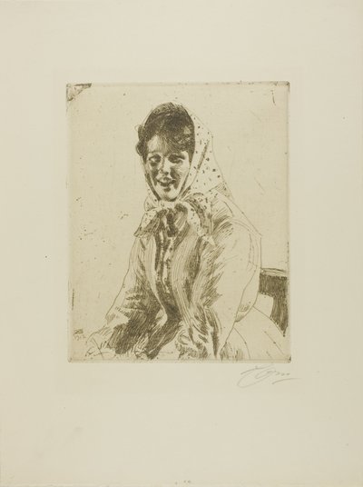 Dívka Skeri od Anders Leonard Zorn