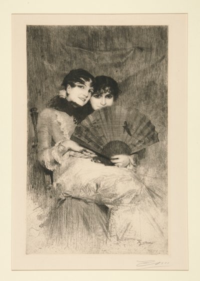 Španělské sestry od Anders Leonard Zorn