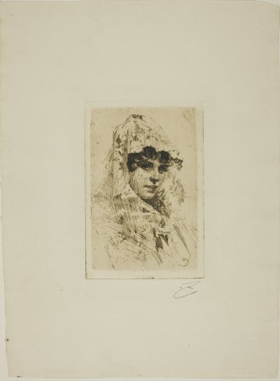 Španělská žena od Anders Leonard Zorn