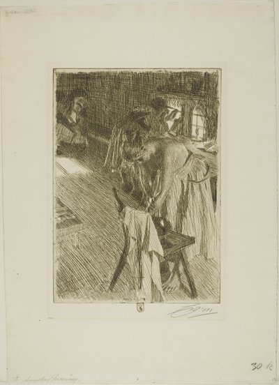 Nedělní ráno od Anders Leonard Zorn