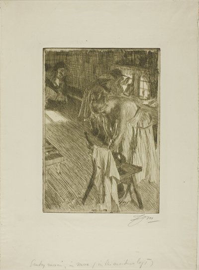 Nedělní ráno od Anders Leonard Zorn