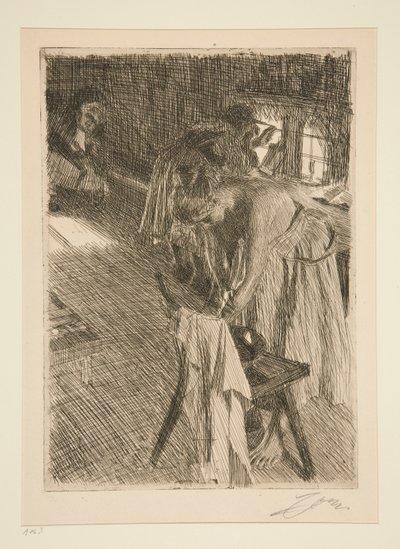 Nedělní ráno od Anders Leonard Zorn