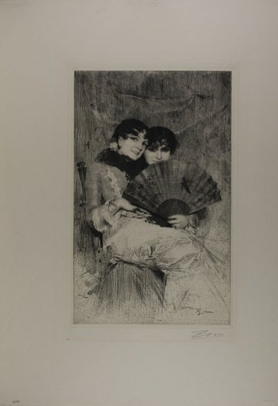Sestřenice od Anders Leonard Zorn