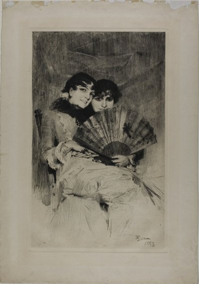 Sestřenice od Anders Leonard Zorn