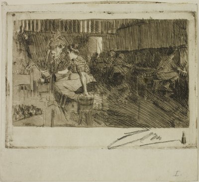 Malý pivovar od Anders Leonard Zorn