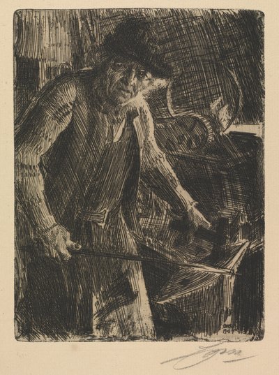 Mistr-kovář od Anders Leonard Zorn